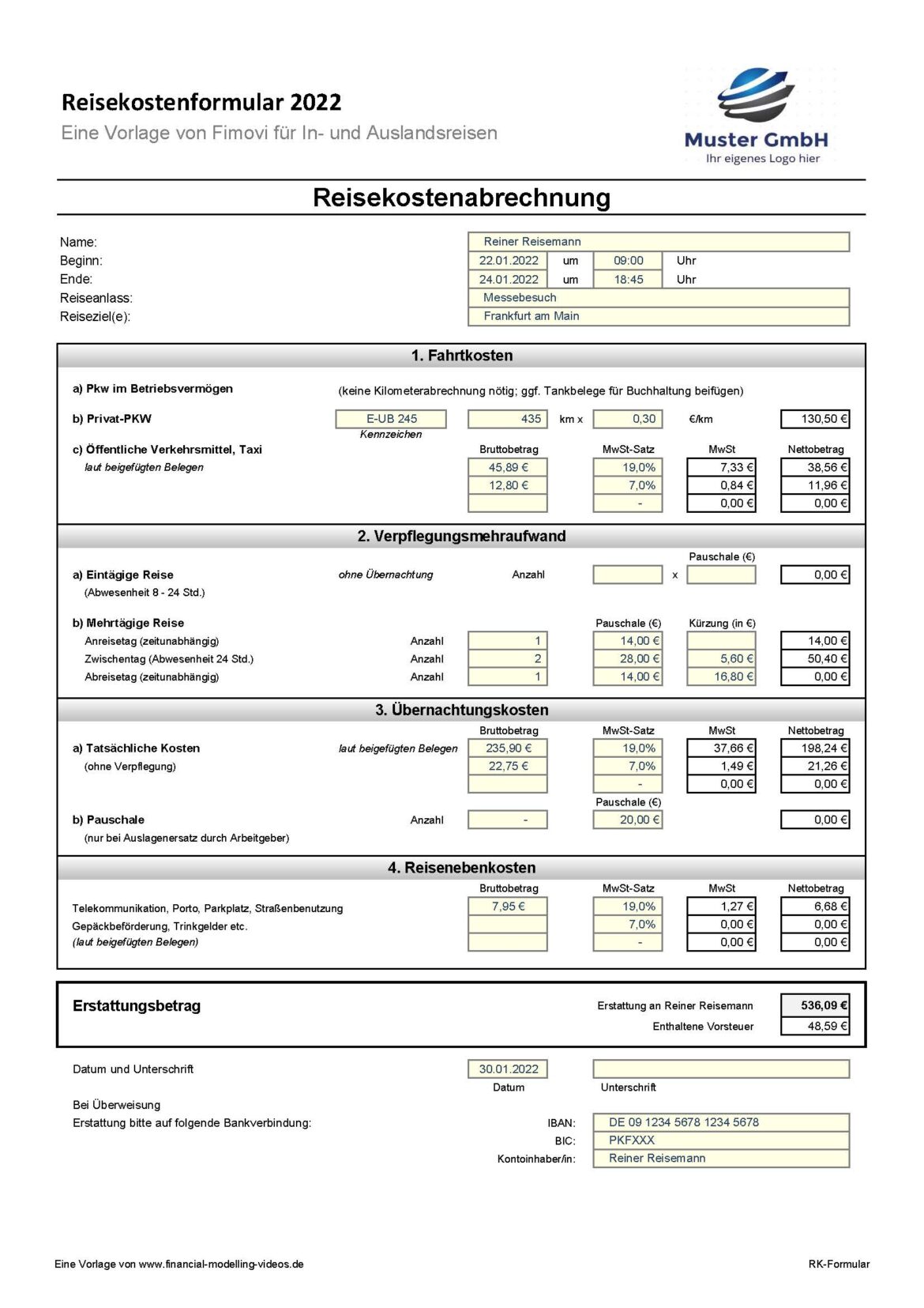  kostenlose Excel-Datei 