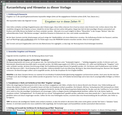 PREMIUM Version mit umfangreichem Handbuch