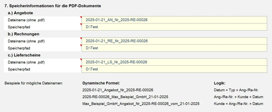 Grundeinstellungen 3